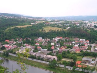 Zabehlice - pohled pres Vltavu od Altanku